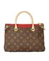 Louis Vuitton Pallas BB, back view